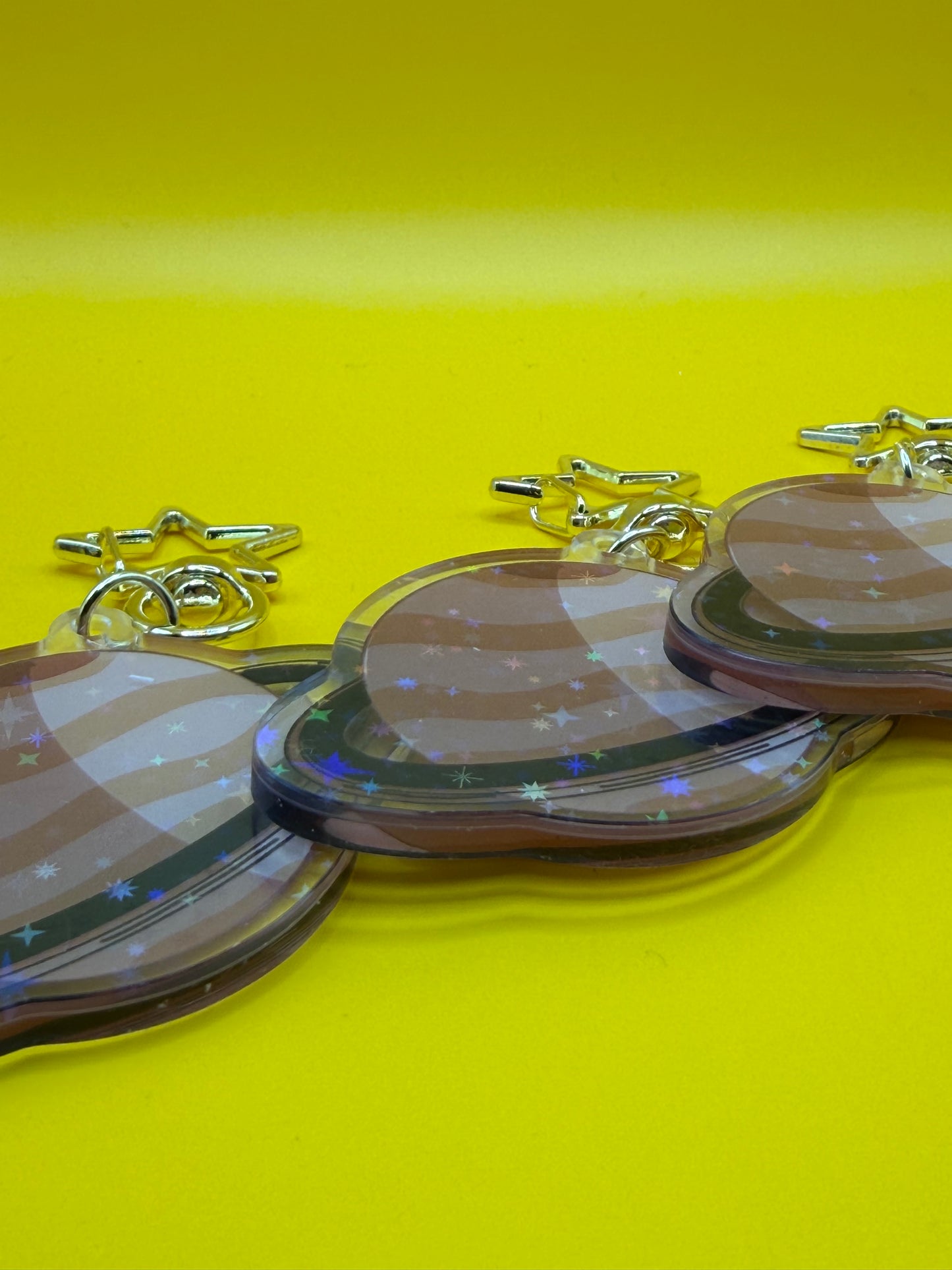 Saturn Acrylic Keychain