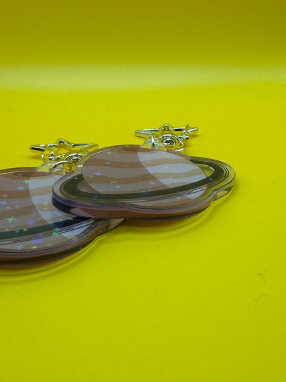 Saturn Acrylic Keychain