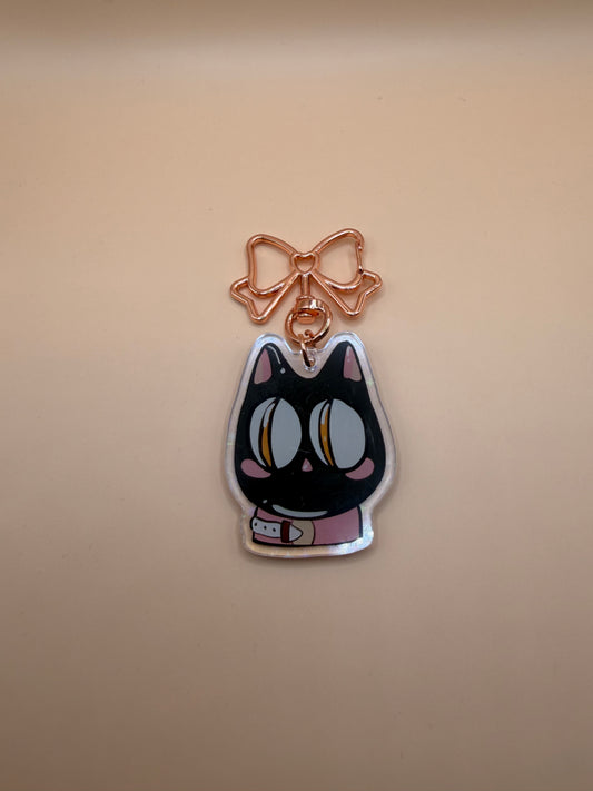 Black Cat Keychain